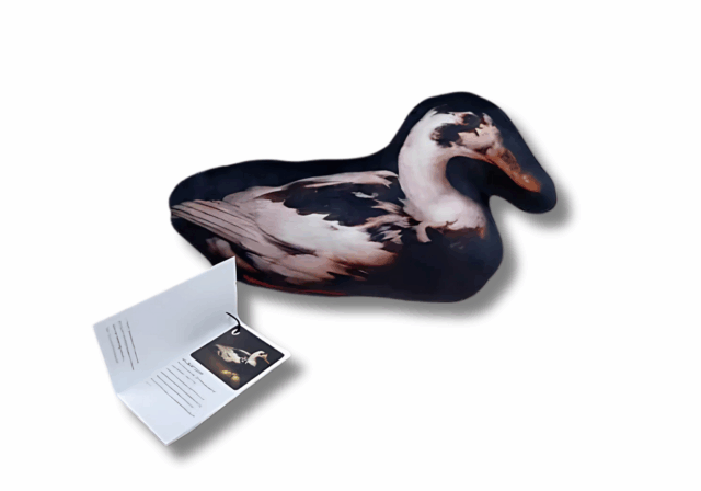 VVV Dordrecht sierkussen knuffel eend