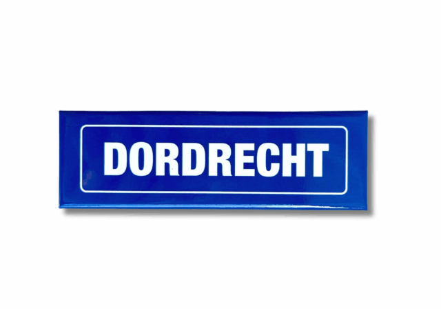 VVV Dordrecht Magneet Dordrecht - straatbordje