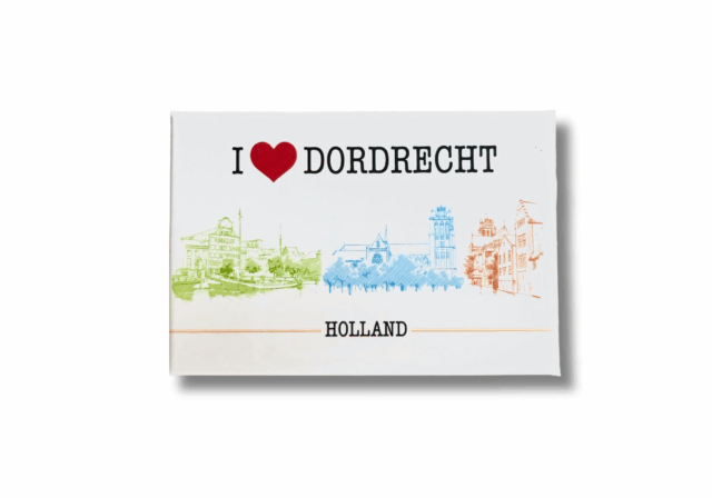 VVV Dordrecht Magneet - I love Dordrecht