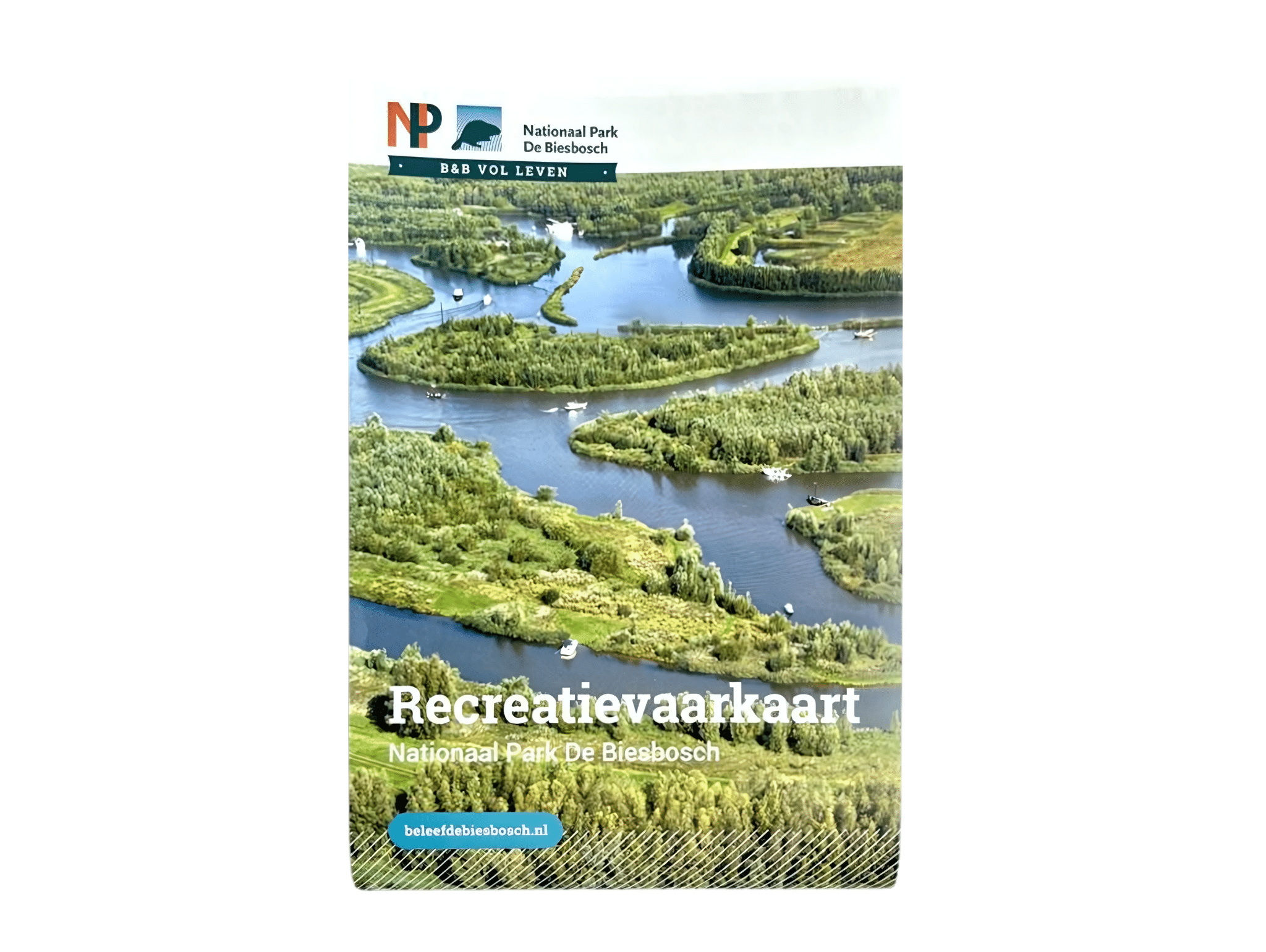 VVV Dordrecht Recreatievaarkaart Nationaal Park de Biesbosch