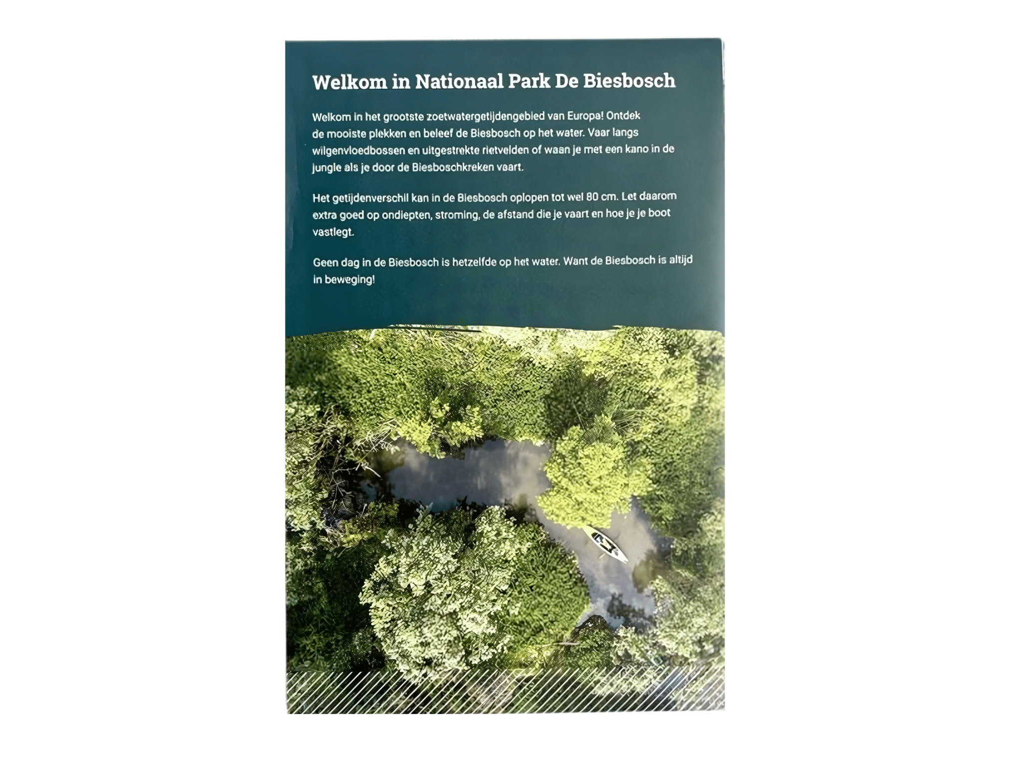 VVV Dordrecht Recreatievaarkaart Nationaal Park de Biesbosch