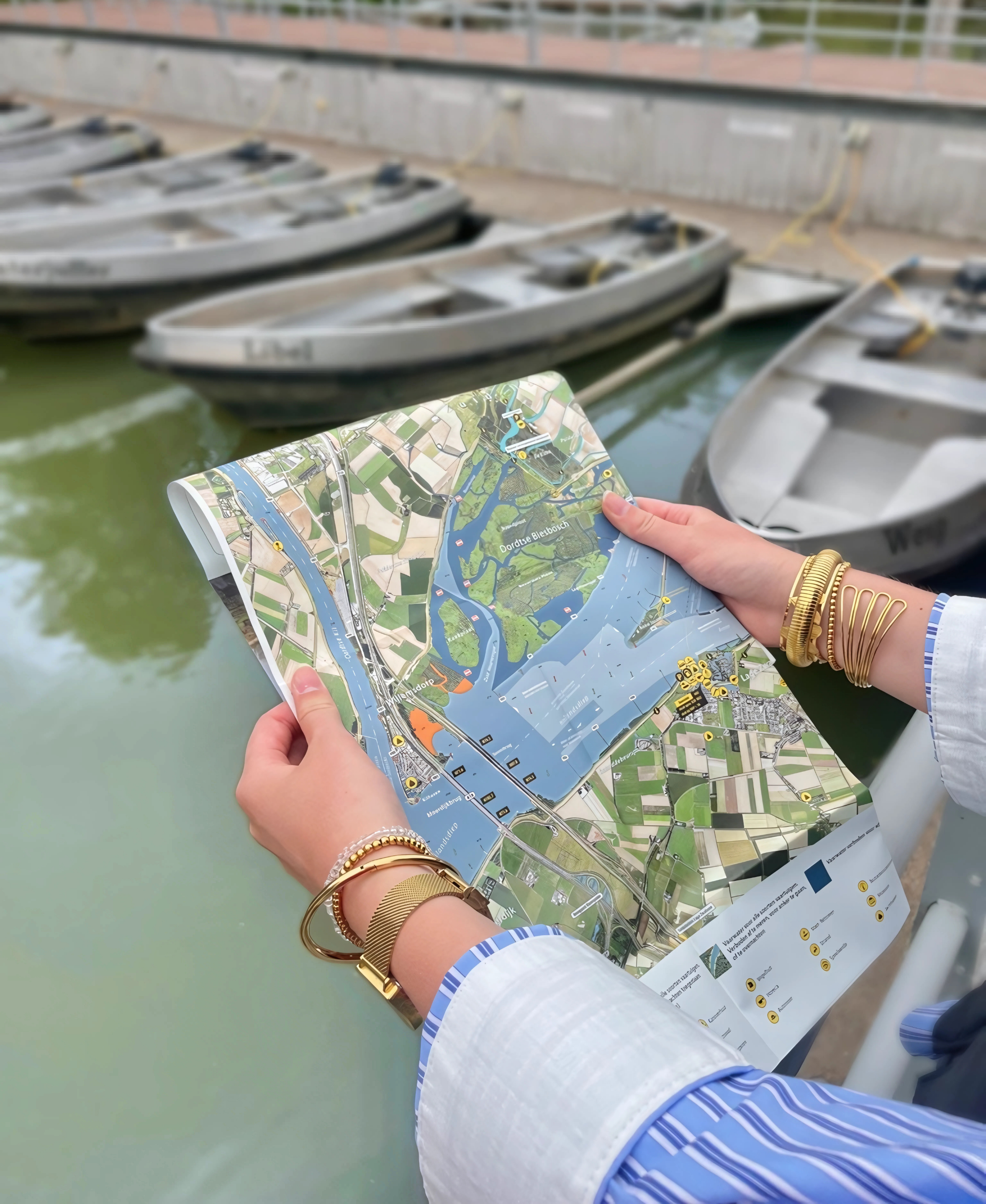 VVV Dordrecht Recreatievaarkaart Nationaal Park De Biesbosch