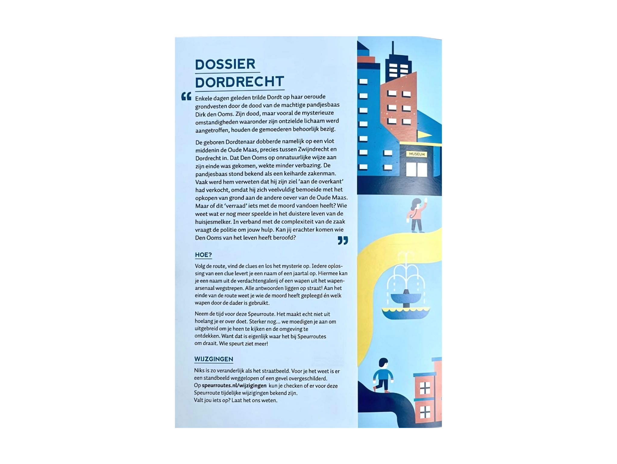 VVV Dordrecht moordroute Dordrecht