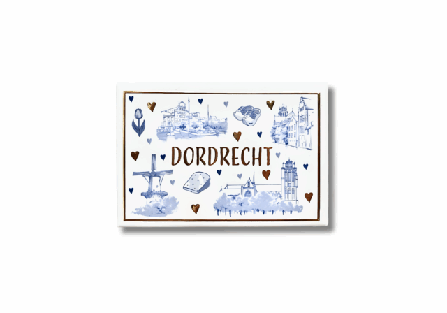 VVV Dordrecht Magneet Dordrecht blauw-wit